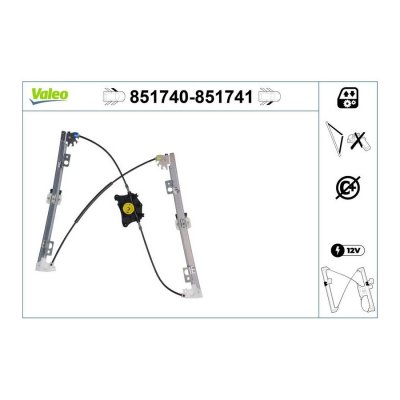 VALEO Mecanisme de leve vitre avant  851740 (X1)