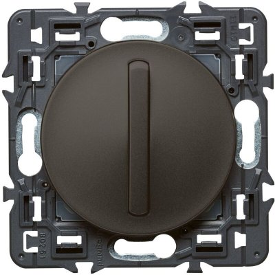 LEGRAND M&eacute;canisme va-et-vient silencieux  C&eacute;liane graphite