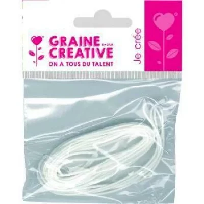 GRAINE CREATIVE M&egrave;che pour bougie - &Oslash; 1 mm - Echeveau de 5 m - DTM