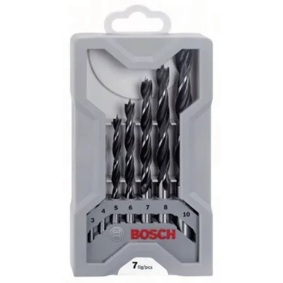 BOSCH M&egrave;ches &agrave; bois, set de 7 pi&egrave;ces 3,4,5,6,7,8,10 -M&egrave;ches &agrave; bois, set de 7