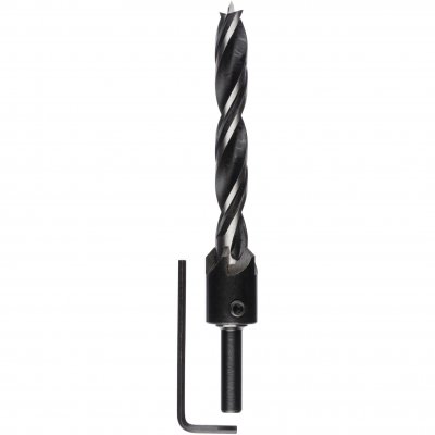 BOSCH M&egrave;ches h&eacute;lico&iuml;dales &agrave; bois avec fraise &agrave; lamer 12 mm 1pc