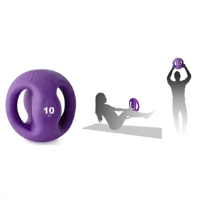 TREMBLAY CT Medecine ball avec poign&eacute;e tremblay 10 kg
