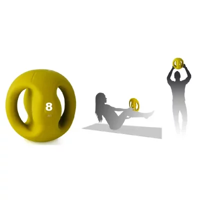 TREMBLAY CT Medecine ball avec poign&eacute;e tremblay 8 kg