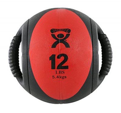 CANDO Medecine-Ball  Poign&eacute;e Double Rouge 5,5 kg - 3B SCIENTIFIC