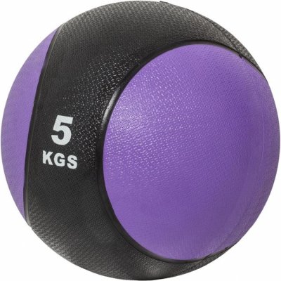 GORILLA SPORTS M&eacute;decine ball de 5 KG - violet/noir - ballon de musculation
