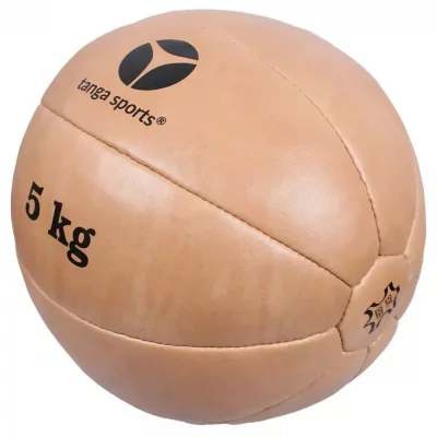 TANGA SPORTS M&eacute;decine-ball en cuir 