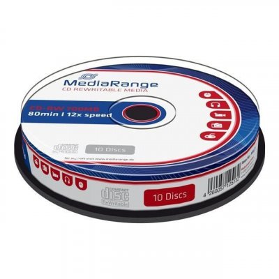 MEDIARANGE  - 10 x CD-RW - 700 Mo (80 min) 12x - spindle