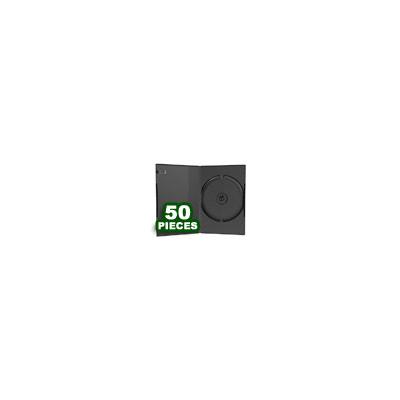 DIVERS MediaRange Boitiers DVD, 14 mm, Machine-Pack-Quality, Noir, 50 pi&egrave;ces