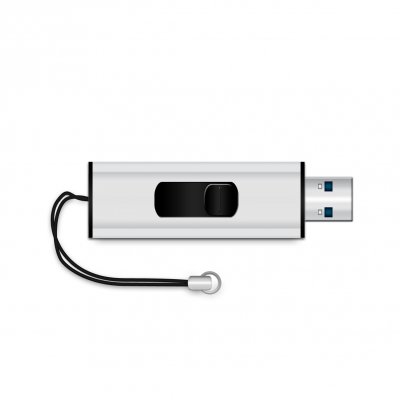 MEDIARANGE  SuperSpeed - Cl&eacute; USB - 8 Go - USB 3.0 - noir / argent
