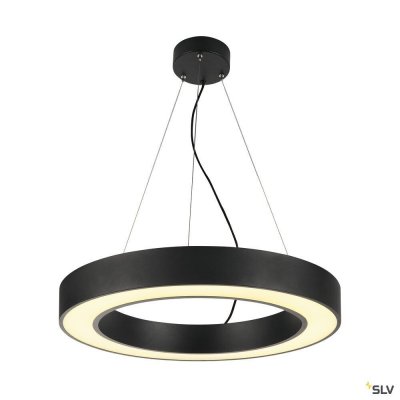 SLV BELGIUM MEDO 60 RING, suspension, noir, SMD LED 3000K, 35W