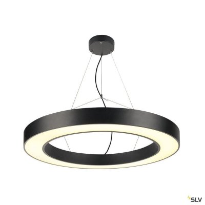 SLV BELGIUM MEDO 90 RING, suspension, noir, SMD LED 3000K, 58W