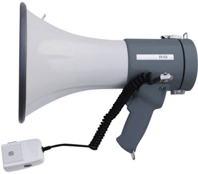 SPEAKA M&eacute;gaphone  ER-66S avec sir&egrave;ne et micro
