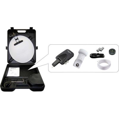 MEGASAT  Imp.sat.HD con valigetta compr.ricevitore HD 510