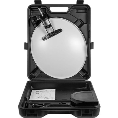 MEGASAT  KIT Valise Parabole acier 40cm avec supports de montage