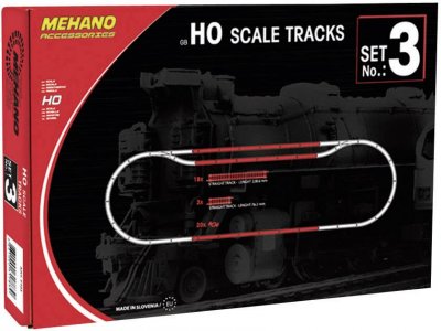 MEHANO  - f103 - mod&eacute;lisme ferroviaire - coffret de rails n&deg;3