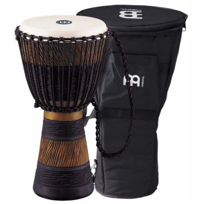 MEINL  ADJ3M Djemb&eacute; avec &eacute;tui 10"" Marron/noir