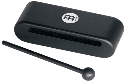 MEINL  Mwb1bk - Woodblock Hevea 19 Cm Noir