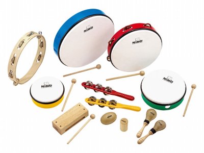 NINO Meinl SET012 Assortiment de percussions 12 pi&egrave;ces