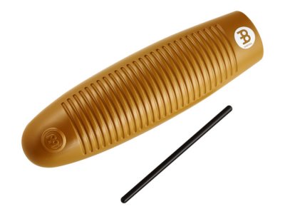 MEINL  Percussion GU9 Turbo Guiro plastique, 3 surfaces de jeu, avec grattoir plastique.