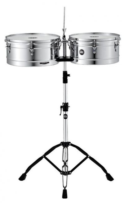 MEINL  Percussion Timbales Headliner Series - chrome 13"" + 14"" (HT1314CH)