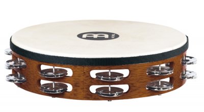 MEINL  Tambourin africain Avec peau Acier Marron
