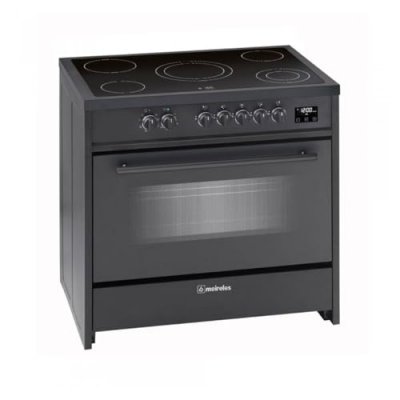 MEIRELES  E912bl Cuisini&egrave;re &Eacute;lectrique 121l 5 Br&ucirc;leurs Noire