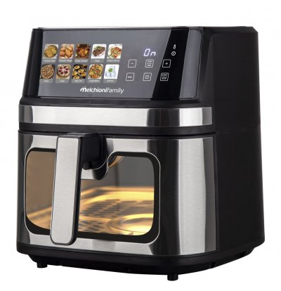 MELCHIONI  Gaia Plus 8l Unique Autonome 2200 W Friteuse D&acute;air Chaud Noir