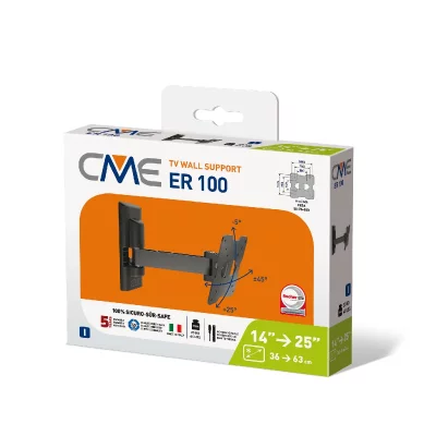 MELICONI  580406 - ER-100 Support mural inclinable