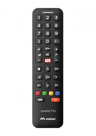 MELICONI  Control TV+ t&eacute;l&eacute;commande universelle noire - 808035