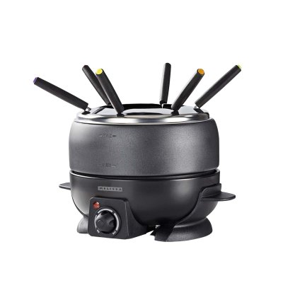 MELISSA  16310236 Appareil &agrave; fondue 800 W filaire, protection contre la surchauffe noir