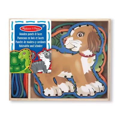 MELISSA & DOUG  - 13782 - Loisir Cr&eacute;atif - Wooden Panels & Laces Pets
