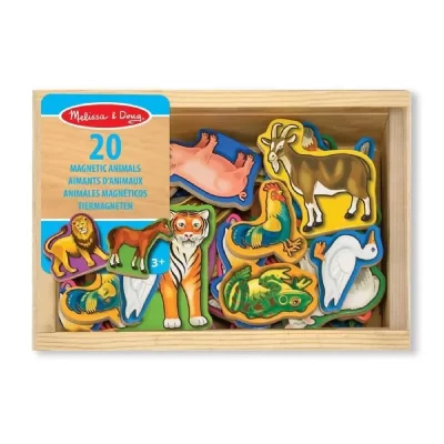 MELISSA & DOUG  21 aimants animaux en bois MEL0000772104753