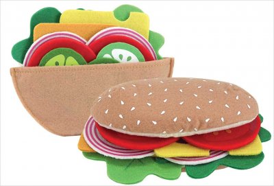 MELISSA & DOUG  Ensemble sandwich en feutre 33 pi&egrave;ces