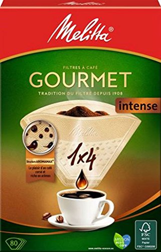 MELITTA  - Filtres &agrave; caf&eacute; -  - 1x4 Gourmet Intense x80