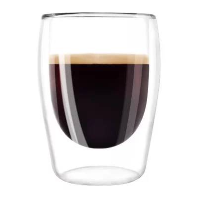 MELITTA  Lot de 2 verres pour caf&eacute; Expresso 80 ml transparent