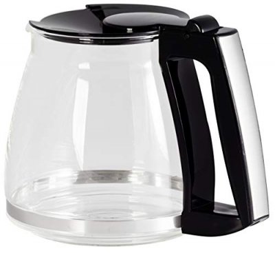 MELITTA  Verseuse en Verre, Capacit&eacute; 1 Litre, Pour Cafeti&egrave;res &agrave; Filtres Optima et Optima Timer, Noir
