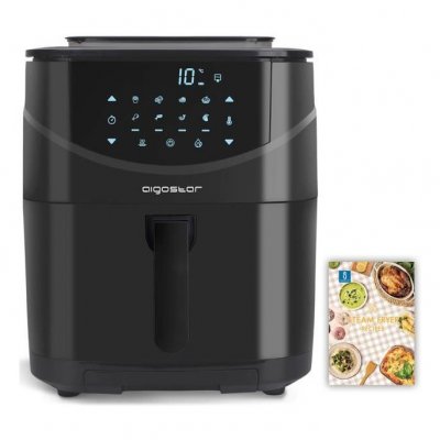 AIGOSTAR Melodia Friteuse 1.7L 220V 1700W Ecran Tactile LED Sans BPA Noir