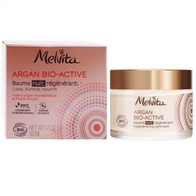  Melvita Argan Bio-Active Baume Nuit R&eacute;g&eacute;n&eacute;rant B50Ml - Pot 50 ml