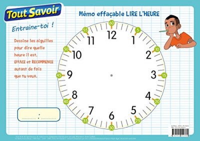 M&eacute;mo effa&ccedil;able Lire l'heure (Broch&eacute;)
