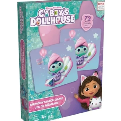 SPIN MASTER M&eacute;mo  Games Gabby et la Maison Magique 72 cartes