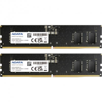 ADATA M&eacute;moire RAM  Premier AD5U48008G-DT 16Go (2x8Go) DDR5 4800MHz CL40 Noir