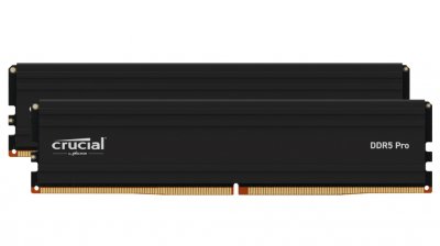 CRUCIAL M&eacute;moire RAM -  - PRO DDR5 - 48Go (2x24Go) - DDR5-6000 - UDIMM CL48 (CP2K24G60C48U5)