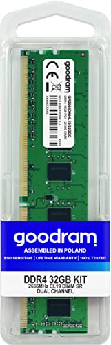 GOODRAM M&eacute;moire RAM  CL19 DIMM 32 GB DDR4 32 GB DDR4