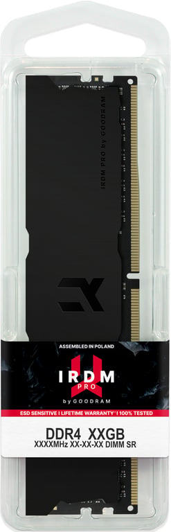 GOODRAM M&eacute;moire RAM  IRDM Pro 16Go (2 x 8Go) DDR4 3600MHz DIMM Noir