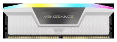 CORSAIR M&eacute;moire RAM VENGEANCE RGB DDR5 16 Go (2x8 Go) 5200 MHz CL40 Blanc