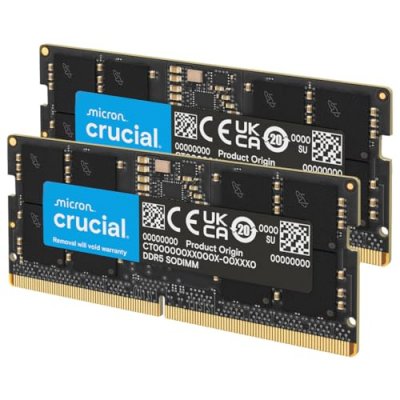 CRUCIAL M&eacute;moires -  - SODIMM DDR5 5600MHz - 128Go (2 x 64Go) / CL46 