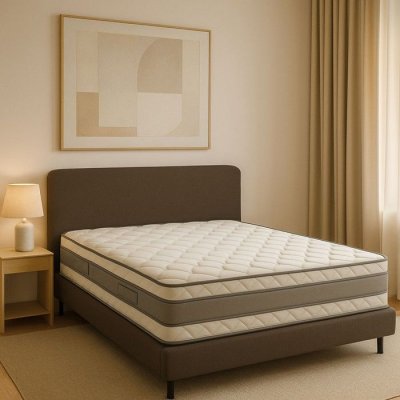 GENERIQUE Memorydeluxe matelas 160x200 m&eacute;moire de forme - hauteur 21 cm - soutien tr&egrave;s ferme - orthop&eacute;dique