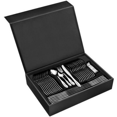 PRADEL EXCELLENCE Menagere 84 Pcs Miroir Coffret Noir 