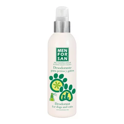 MEN FOR SAN Menforsan D&eacute;odorant pour Chien/Chat 125 ML - Lot de 2