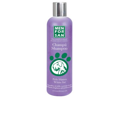 MEN FOR SAN Menforsan Shampooing Intensifiant pour Chien Blanc 300 ml
